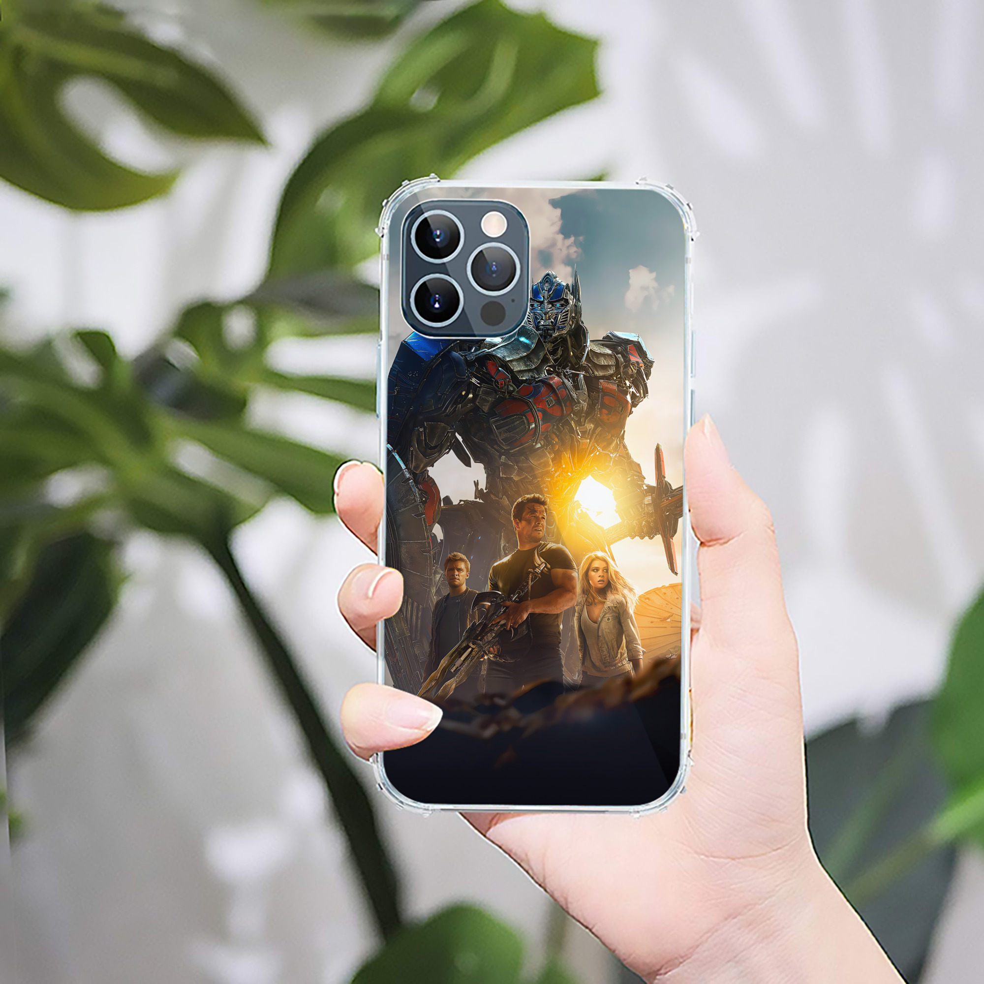 （画像用） Transformers トランスフォーマー 【iPhone 12シリーズ対応】透明スマホケース（クリアソフトケース）